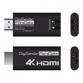 DigiSender 4K Fibre - 4K Inline HDMI Extender