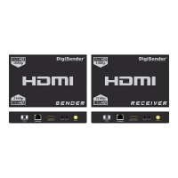 DigiSender 4K Fibre - 4K HDMI Extender with 2-way IR & LAN 