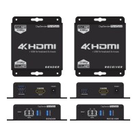 DigiSender 4K Fibre - 4K HDMI Extender with USB (KVM)