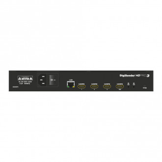 DigiSender HD Pro3 Twin RX - Triple Input Poweline HDMI Sender (DGHDP3)
