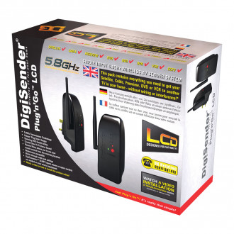 DigiSender Plug'n'Go LCD - Single Input 5.8GHz Wireless Video Sender (DX2000-LCD)