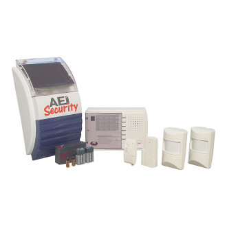 AEI Security SolarGuard - Advanced Dial Up Wireless Alarm System (SG4000)